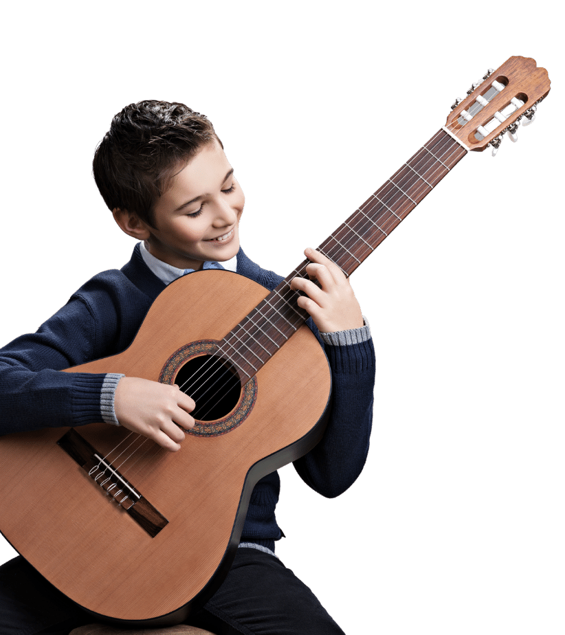 aprendiendo a tocar Guitarra Criolla
